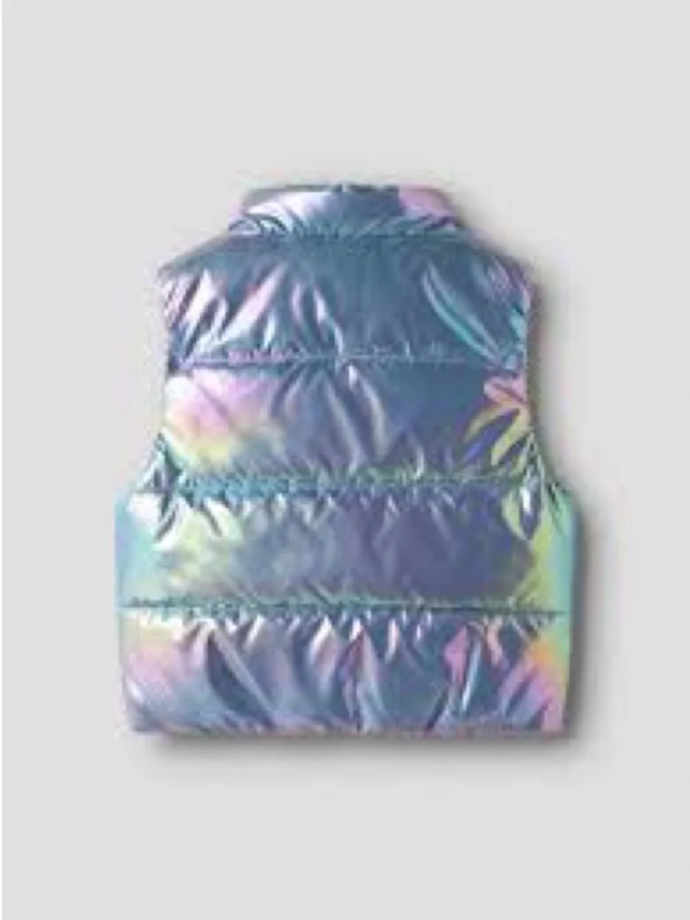 Nicole Miller Sport Iridescent Blue Puffer Vest | Toddler 4T